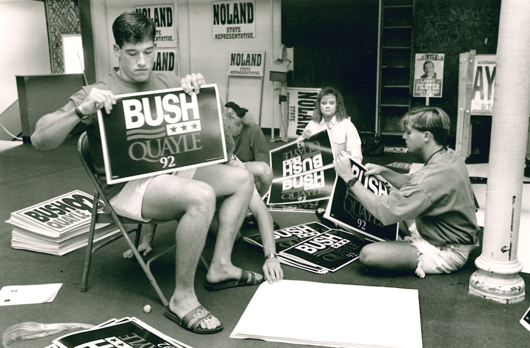Bush-Quayle support